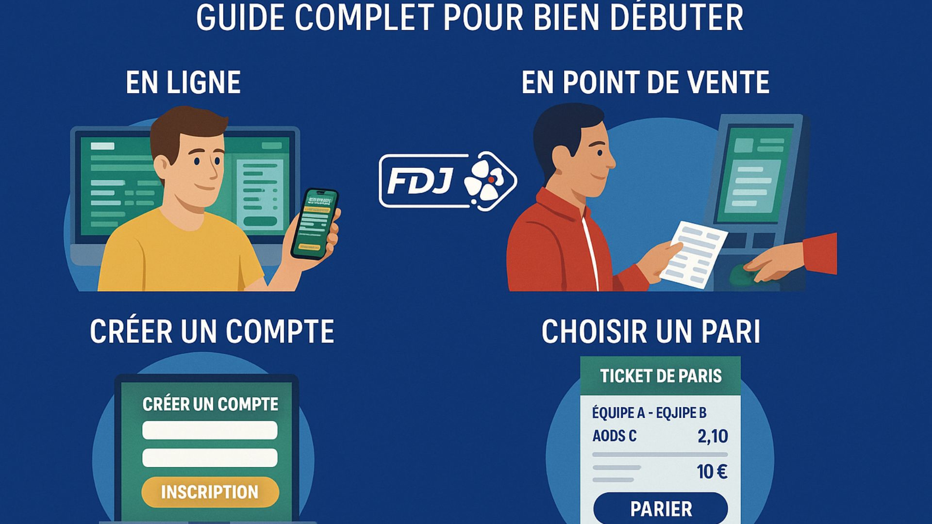 Comment parier sur le bookmaker Parions Sport ?